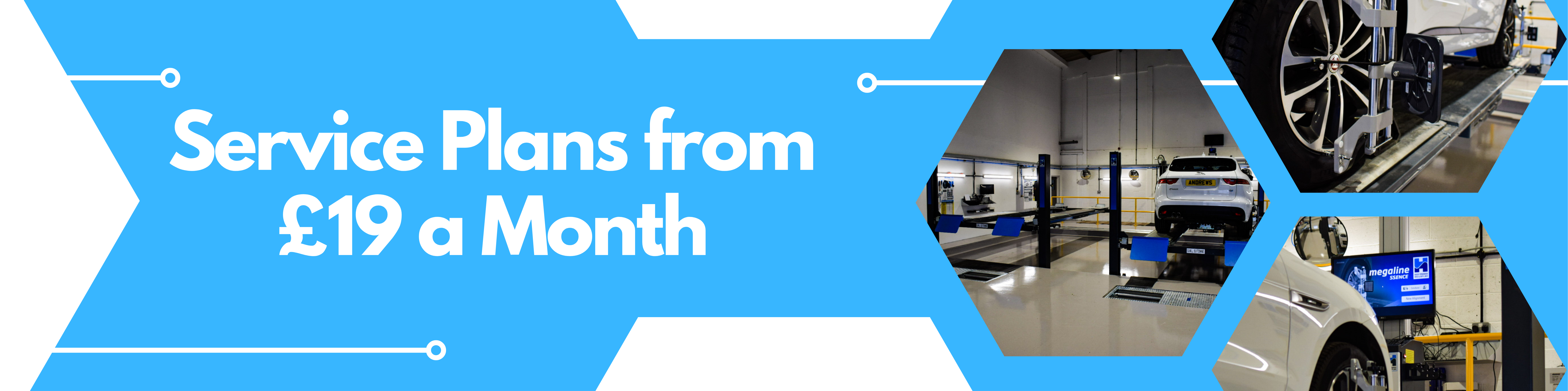 Monthly Service Plans from £19 a Month at Andrews Car Centre